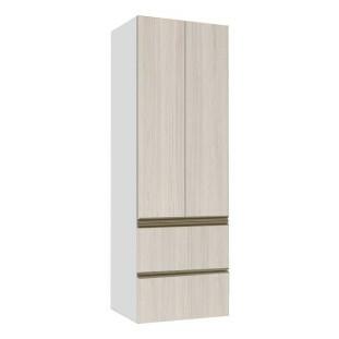 Módulo Paneleiro 172x70x56cm 2 Portas 2 Gavetas 100% MDF Cozinha Modulada Gold J Robel Branco/Aspen