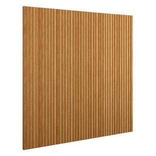 Placa Painel Ripado Slim Bali 252cm x 207cm Lukaliam Freijo