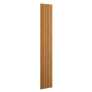 Placa Painel Ripado Slim Bali 42cm x 207cm Lukaliam Freijo