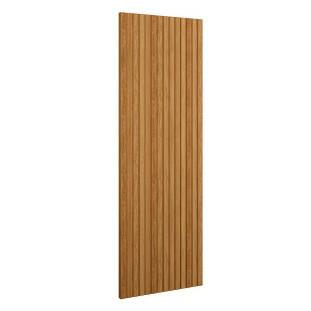 Placa Painel Ripado Parede 84cm x 250cm Bali Lukaliam Freijo