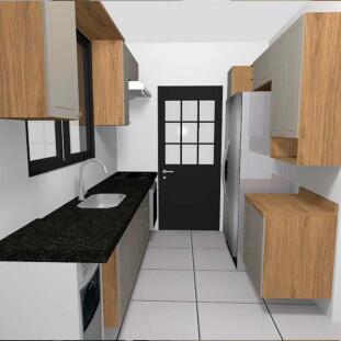 Projeto Cozinha Marcela Provence Robel Hanover/Fendi Matte