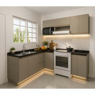 Projeto Cozinha Gold Robel Fendi | Danny