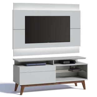 Rack com Painel Para TV Classic Mais 1G 1.4 Com LED Imcal Branco