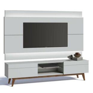 Rack com Painel Para TV Classic 2G 2.2 Com LED Imcal Branco