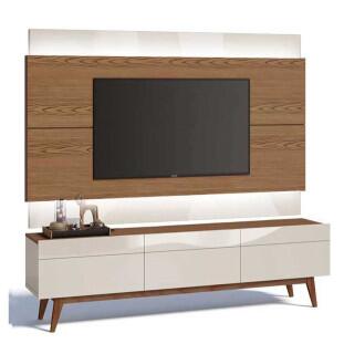 Rack com Painel Para TV Classic 3G 1.8 Com LED Imcal Freijo/Off White