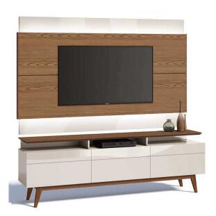 Rack com Painel Para TV Classic Mais 3G 1.8 Com LED Imcal Freijo/Off White