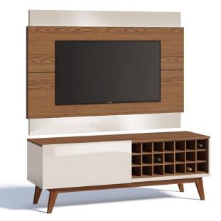 Rack com Painel Para TV Classic AD 1.4 Imcal Freijo/Off White