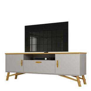 Rack Italiano Para Sala TV 75 Pol Soggiorno EAX Móveis Fendi/Freijo