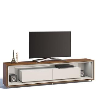 Rack Para TV 65 Polegadas Ópera 2.2 Imcal Off White/Freijó