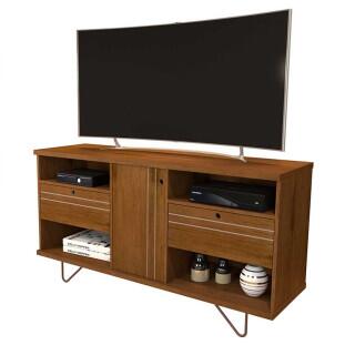 Rack Bancada Para TV 55 Polegadas 5353 JB Bechara Caramelo