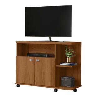 Rack Pequeno Para TV 32 Polegadas 90cm Lisboa Lukaliam Jequitiba