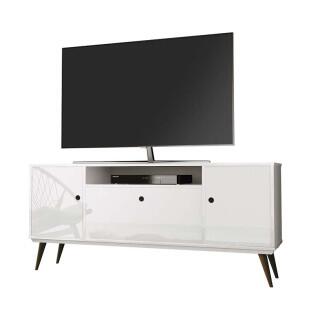 Rack Retrô Sala Para TV até 55 Polegadas Lexus EDN Branco