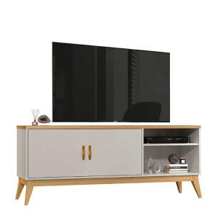 Rack Para Sala TV Até 60 Polegadas Gara EAX Móveis Fendi/Freijo