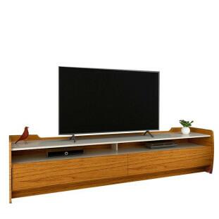 Rack Para Sala TV Até 75 Polegadas Sublime 1.8 Gelius Naturale/Off White