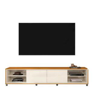 Rack Para TV Grande 260cm 75 Polegadas Thor 2.6 EDN Cedro/Off White