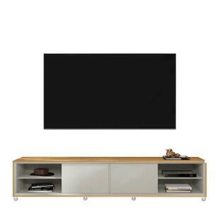 Rack Para TV Grande 260cm 75 Polegadas Thor 2.6 EDN Freijo/Fendi