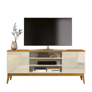 Rack Para Sala de TV 60 Polegadas 160cm Titan EDN Off White/Cedro