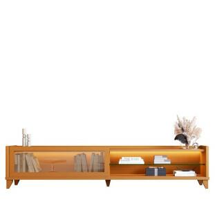 Rack Moderno Com LED 218cm Para TV 85¨ Vellaro 2.2 EDN Cedro