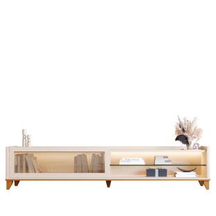 Rack Moderno Com LED 218cm Para TV 85¨ Vellaro 2.2 EDN Off White