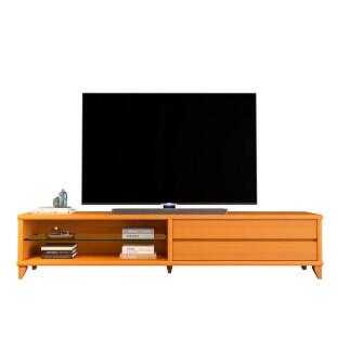 Rack Moderno Sala 180cm Para TV 75¨ Vigo 1.8 EDN Cedro