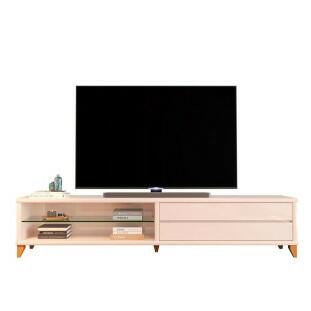 Rack Moderno Sala 180cm Para TV 75¨ Vigo 1.8 EDN Off White