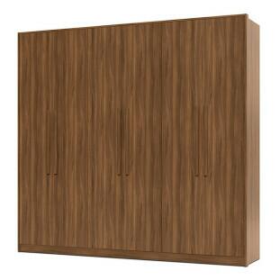 Guarda Roupa Casal 6 Portas 2.5 Alpha Gelius Nogueira
