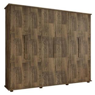 Guarda Roupa Casal 6 Portas 271cm Canada RV Móveis Amadeirado