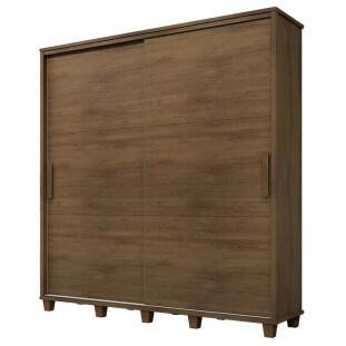 Guarda Roupa Casal 228cm Portas de Correr Monte Carlo RV Móveis Freijo