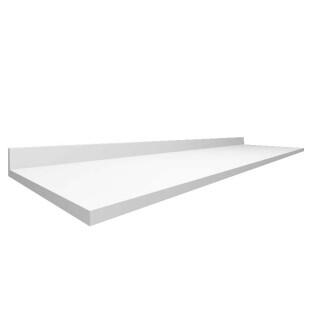 Módulo Tampo Para Balcão 250cm x 56cm x 25mm 100% MDF Cozinha Modulada Robel Branco Matte