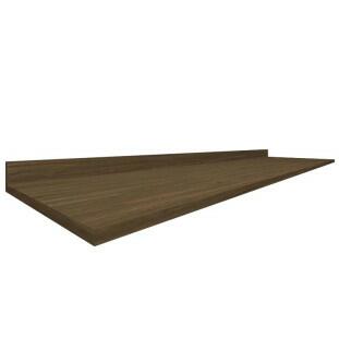 Módulo Tampo Para Balcão 273cm x 56cm x 25mm 100% MDF Cozinha Modulada Robel Amendoeira BP