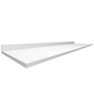 Módulo Tampo Para Balcão 273cm x 56cm x 25mm 100% MDF Cozinha Modulada Robel Branco Matte