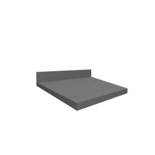 Módulo Tampo Para Balcão 35cm x 56cm x 25mm 100% MDF Cozinha Modulada Robel Cinza Matte