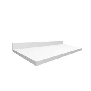 Módulo Tampo Para Balcão 80cm x 56cm x 25mm 100% MDF Cozinha Modulada Robel Branco Matte