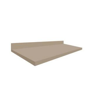 Módulo Tampo Para Balcão 90cm x 56cm x 25mm 100% MDF Cozinha Modulada Robel Fendi Matte