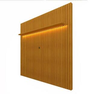 Painel Ripado Com LED 184x250 Para TV 75 Polegadas Nobre Gelius Naturale