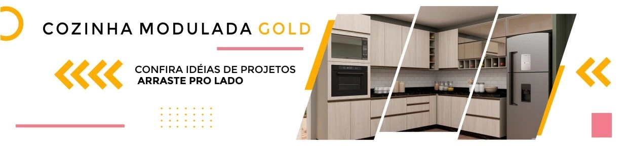 Cozinha Modulada Gold Robel Móveis