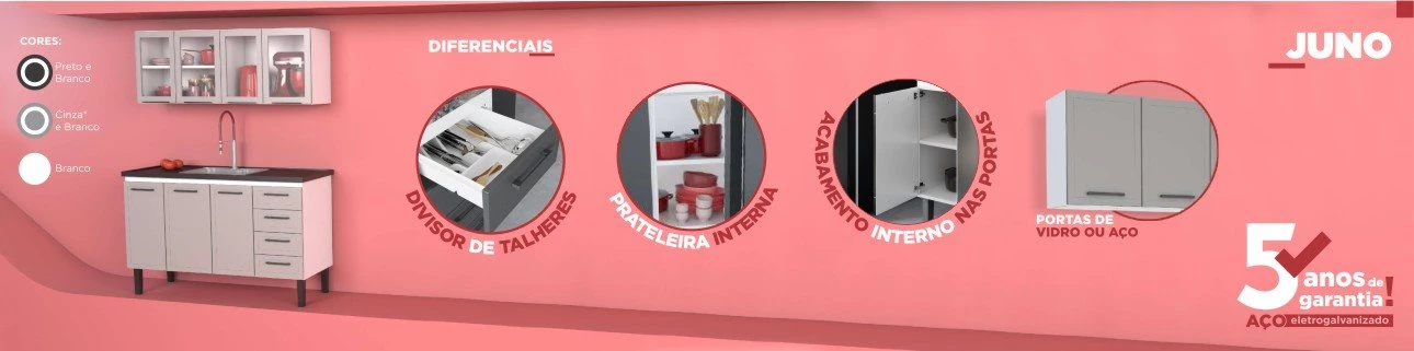 Cozinha Aço Juno Cozimax