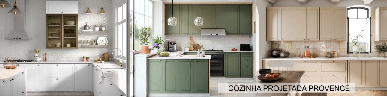 Cozinha Modulada Provence Robel Móveis