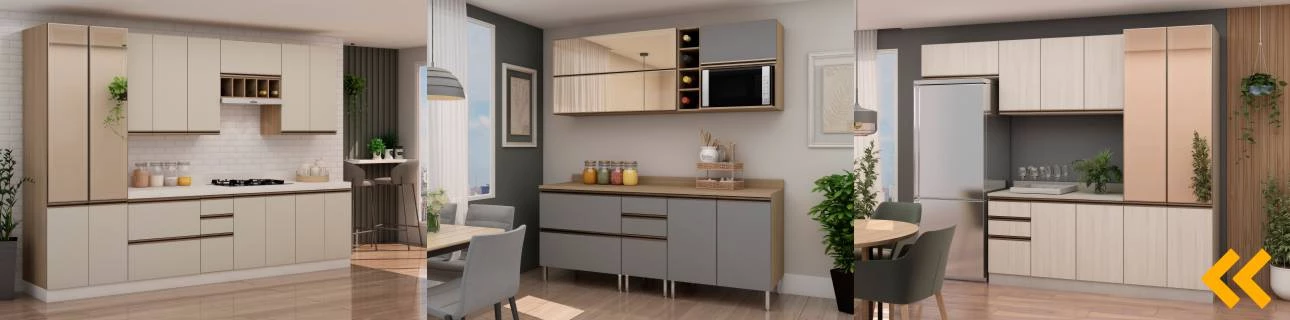 Cozinha Modulada Gold Robel Móveis