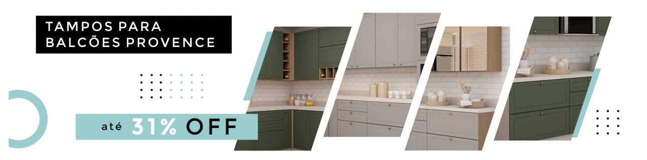 Tampos Balcões Cozinha Modulada Provence