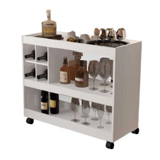 Aparador Bar para Sala de Estar 4050 JB Bechara Branco