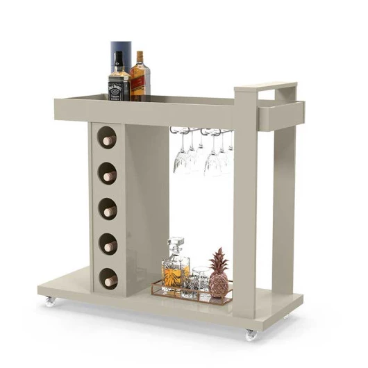Aparador Bar Adega Golden Patrimar Off White