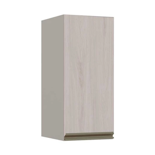 Módulo Armário Aéreo 68x30 1 Porta 100% MDF Cozinha Modulada Gold Robel Fendi/Aspen