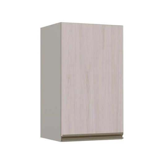 Módulo Armário Aéreo 68x40 1 Porta 100% MDF Cozinha Modulada Gold Robel Fendi/Aspen