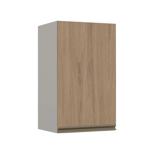 Módulo Armário Aéreo 68x40 1 Porta 100% MDF Cozinha Modulada Gold Robel Fendi/Hanover