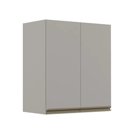 Módulo Armário Aéreo 68x60 2 Portas 100% MDF  Cozinha Modulada Gold Robel Fendi/Fendi