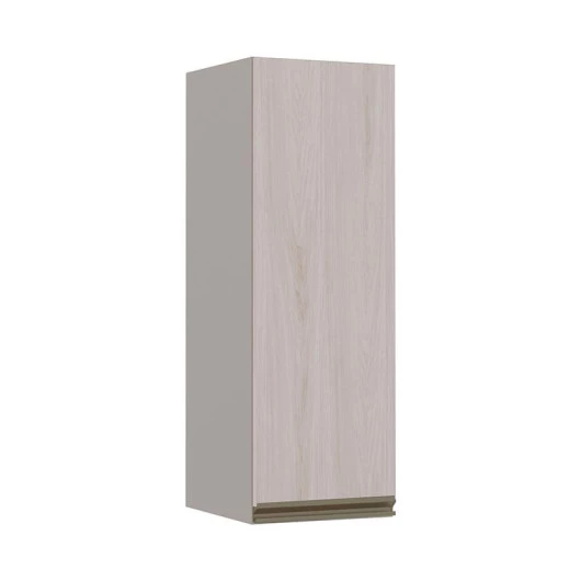 Módulo Armário Aéreo 88x30 1 Porta 100% MDF Cozinha Modulada Gold Robel Fendi/Aspen