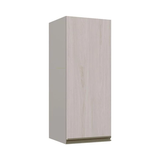 Módulo Armário Aéreo 88x35 1 Porta 100% MDF Cozinha Modulada Gold Robel Fendi/Aspen