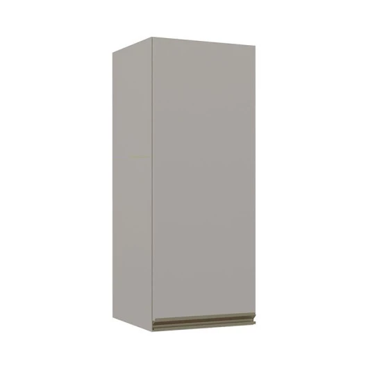 Módulo Armário Aéreo 88x35 1 Porta 100% MDF  Cozinha Modulada Gold Robel Fendi/Fendi