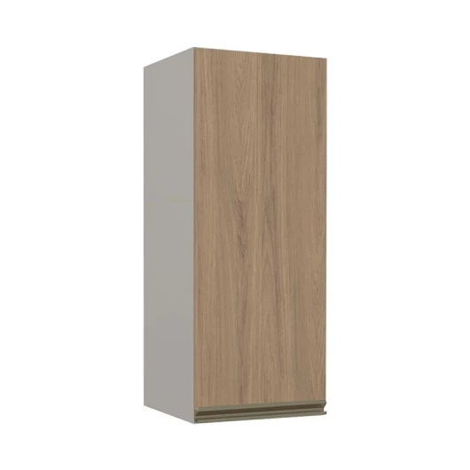 Módulo Armário Aéreo 88x35 1 Porta 100% MDF Cozinha Modulada Gold Robel Fendi/Hanover